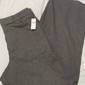 NWT GAP Women's Gray High Rise Wide Leg Trousers Size 12
